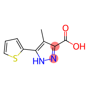 1H-Pyrazole-3-carboxylic acid, 4-methyl-5-(2-thienyl)-