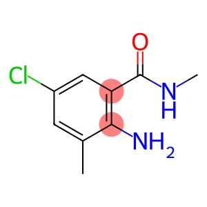 2-氨基-5-氯-3,N-二甲基苯甲酸