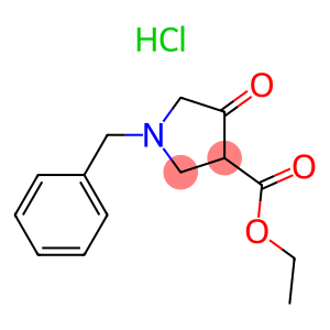 1-BENZYL-4-OXO-3-PYRROLIDINECARBOXYLIC ACID ETHYL ESTER HYDROCHLORIDE