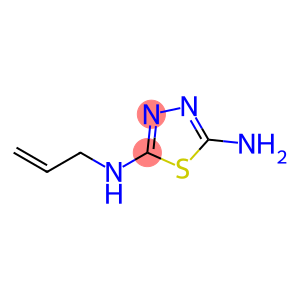 1,3,4-Thiadiazole,  2-(allylamino)-5-amino-  (7CI)