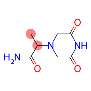 1-Piperazineacetamide,-alpha--methyl-3,5-dioxo-(9CI)