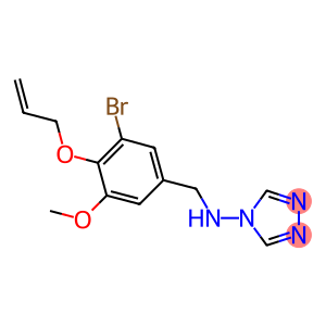 N-[4-(allyloxy)-3-bromo-5-methoxybenzyl]-N-(4H-1,2,4-triazol-4-yl)amine