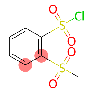 o-Chlorosulfonylphenyl methyl sulfone.