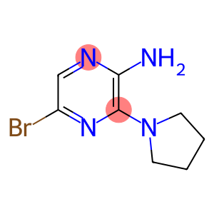 2-氨基-5-溴-3-吡咯烷-1-吡嗪