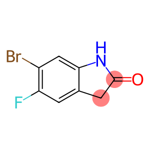 6-Bromo-5-fluoro-1,3-dihydro-2H-indol-2-one