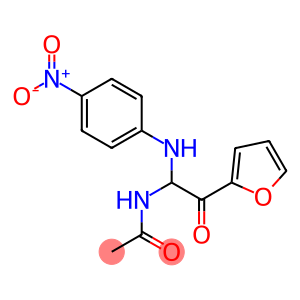N-[2-(furan-2-yl)-1-(4-nitroanilino)-2-oxoethyl]acetamide