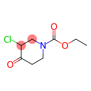 1-Piperidinecarboxylic acid, 3-chloro-4-oxo-, ethyl ester
