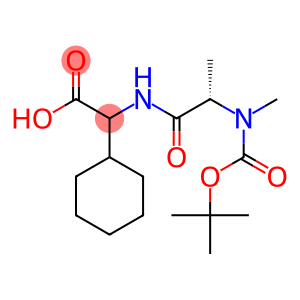 (S)-2-((S)-2-((tert-butoxycarbonyl)(methyl)amino)propanamido)-2-cyclohexylaceticacid