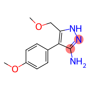 3-(甲氧基甲基)-4-(4-甲氧苯基)-1H-吡唑-5-胺