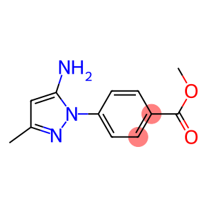 Methyl 4-(5-amino-3-methyl-1H-pyrazol-1-yl)benzoate