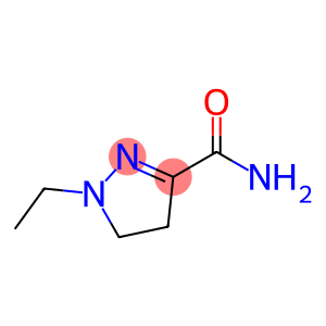 2-Pyrazoline-3-carboxamide,1-ethyl-(7CI)
