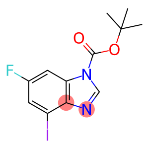 1H-Benzimidazole-1-carboxylic acid, 6-fluoro-4-iodo-, 1,1-dimethylethyl ester