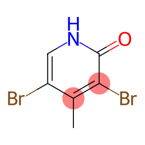 3,5-Dibromo-4-methyl pyridine-2-ol