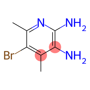 2,3-Diamino-4,6-dimethyl-5-bromopyridine