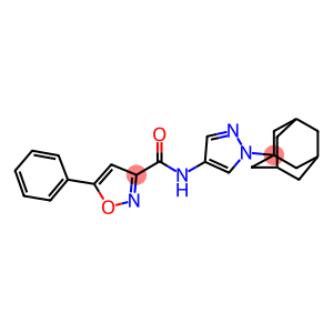 N-[1-(1-adamantyl)-1H-pyrazol-4-yl]-5-phenyl-3-isoxazolecarboxamide