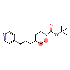 1-Piperidinecarboxylic acid, 4-[3-(4-pyridinyl)-2-propen-1-yl]-, 1,1-dimethylethyl ester