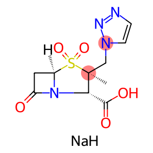 sodium (2S,3S)-3-methyl-7-oxo-3-(1H-1,2,3-triazol-1-ylmethyl)-4-thia-1-azabicyclo[3.2.0]heptane-2-carboxylate 4,4-dioxide