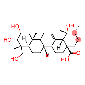 Urs-12-en-28-oic acid, 2,3,19,23-tetrahydroxy-, (2α,3α,4α)-