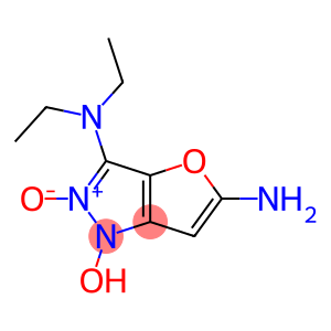 1H-Furo[3,2-c]pyrazole-3,5-diamine,  N,N-diethyl-1-hydroxy-,  2-oxide  (9CI)