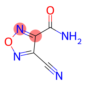 1,2,5-Oxadiazole-3-carboxamide,4-cyano-(9CI)