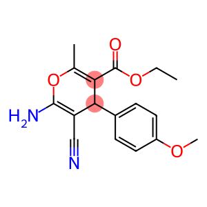ethyl 6-amino-5-cyano-4-(4-methoxyphenyl)-2-methyl-4H-pyran-3-carboxylate