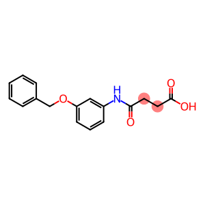 Butanoic acid, 4-oxo-4-[[3-(phenylmethoxy)phenyl]amino]-