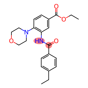 ethyl 3-[(4-ethylbenzoyl)amino]-4-(4-morpholinyl)benzoate