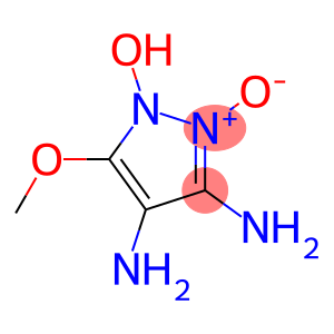 1H-Pyrazole-3,4-diamine,  1-hydroxy-5-methoxy-,  2-oxide