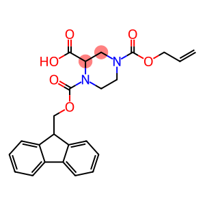 1-{[(9H-fluoren-9-yl)methoxy]carbonyl}-4-[(prop-2-en-1-yloxy)carbonyl]piperazine-2-carboxylic acid