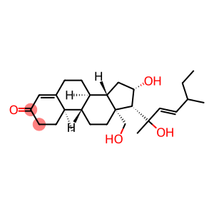 (20ξ,22E,24ξ)-16β,18,20-Trihydroxy-24-methyl-27-norcholesta-4,22-dien-3-one