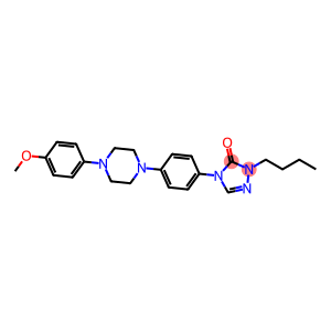 3H-1,2,4-Triazol-3-one, 2-butyl-2,4-dihydro-4-[4-[4-(4-methoxyphenyl)-1-piperazinyl]phenyl]-