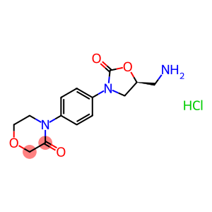 4-(4-((5s)-5-(aminomethyl)-2-oxo-3-oxazolidinyl)phenyl)-3-morpholinone hydrochloride
