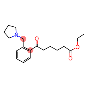 ETHYL 6-OXO-6-[2-(PYRROLIDINOMETHYL)PHENYL]HEXANOATE