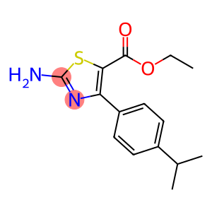 5-Thiazolecarboxylic acid, 2-amino-4-[4-(1-methylethyl)phenyl]-, ethyl ester