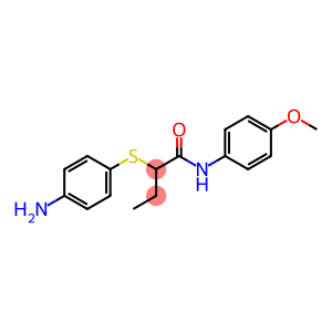 2-[(4-aminophenyl)thio]-N-(4-methoxyphenyl)butanamide