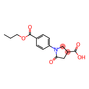 3-pyrrolidinecarboxylic acid, 5-oxo-1-[4-(propoxycarbonyl)