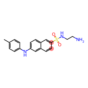 2-4-toluidinylnaphthalene-6-(N-beta-ethylamine)sulfonamide