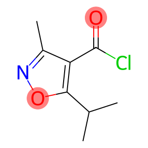 4-Isoxazolecarbonyl chloride, 3-methyl-5-(1-methylethyl)- (9CI)