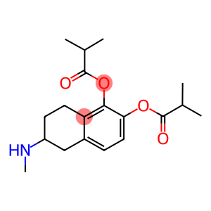 ()-5,6,7,8-Tetrahydro-6-(methylamino)-1,2-naphthylene diisobutyrate