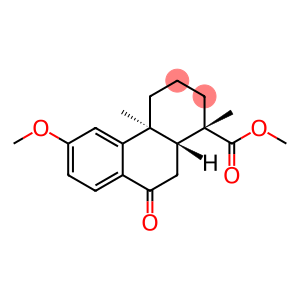 1-Phenanthrenecarboxylic acid, 1,2,3,4,4a,9,10,10a-octahydro-6-methoxy-1,4a-dimethyl-9-oxo-, methyl ester, (1S,4aS,10aR)-