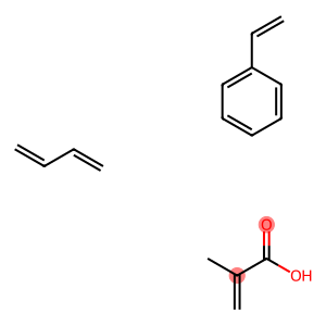 2-Propenoic acid, 2-methyl-, polymer with 1,3-butadiene and ethenylbenzene