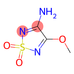 1,2,5-Thiadiazol-3-amine,  4-methoxy-,  1,1-dioxide