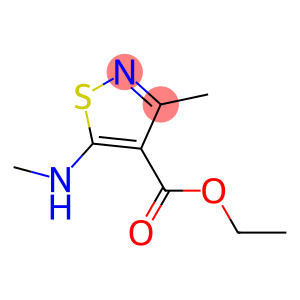 4-Isothiazolecarboxylicacid,3-methyl-5-(methylamino)-,ethylester(7CI,9CI)