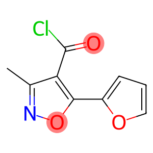 4-Isoxazolecarbonyl chloride, 5-(2-furyl)-3-methyl- (7CI)