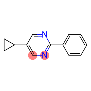 Pyrimidine, 5-cyclopropyl-2-phenyl- (9CI)