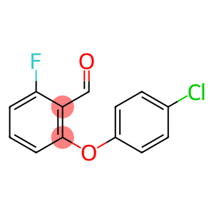 Benzaldehyde, 2-(4-chlorophenoxy)-6-fluoro-