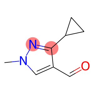 3-cyclopropyl-1-methyl-1H-pyrazole-4-carbaldehyde