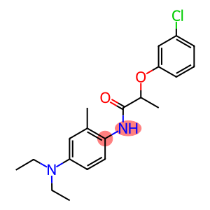 2-(3-chlorophenoxy)-N-[4-(diethylamino)-2-methylphenyl]propanamide