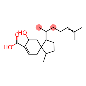 Spiro[4.5]dec-7-ene-8-carboxylic acid, 1-(1,5-dimethyl-4-hexenyl)-9-hydroxy-4-methyl-, [1R-[1α(R*),4β,5β(S*)]]-