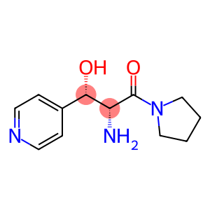 1-Propanone, 2-amino-3-hydroxy-3-(4-pyridinyl)-1-(1-pyrrolidinyl)-, (2R,3S)-